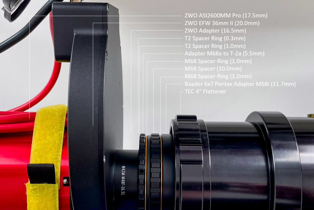 TEC140ED Adaption ZWO CMOS