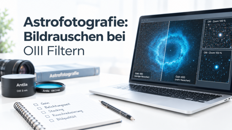 Astrofotografie: Bildrauschen bei OIII Filtern