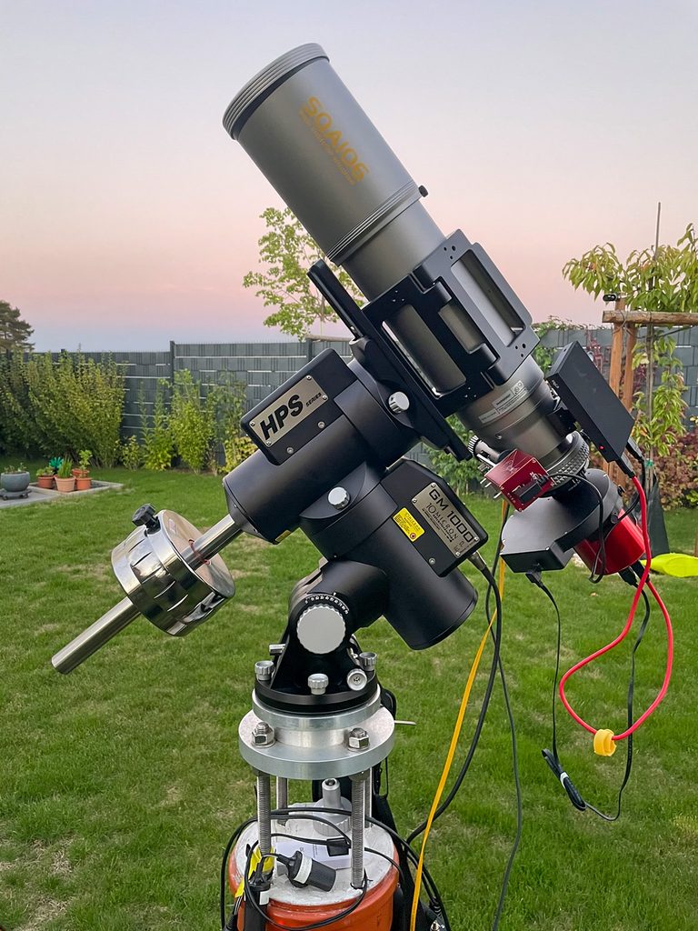 Der Askar SQA106 auf einer 10MICRON GM1000 HPS EP Montierung