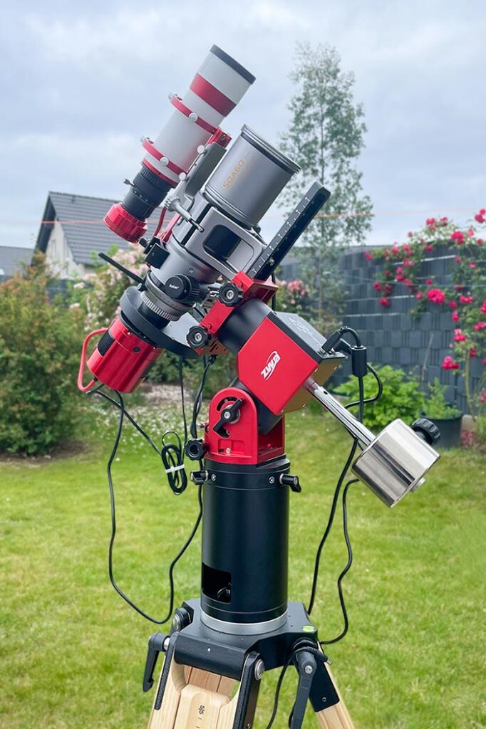 Askar SQA60 Pro mit einer ZWO ASI2600MM Pro auf einer ZWO AM5N Montierung 