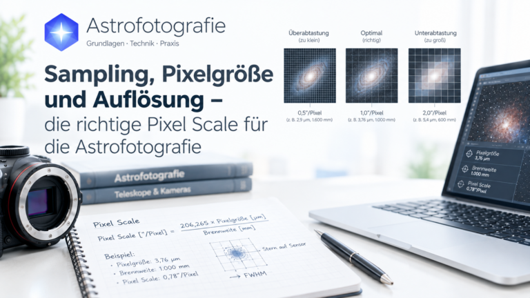 Sampling, Pixelgröße und Auflösung – die richtige Pixel Scale für die Astrofotografie