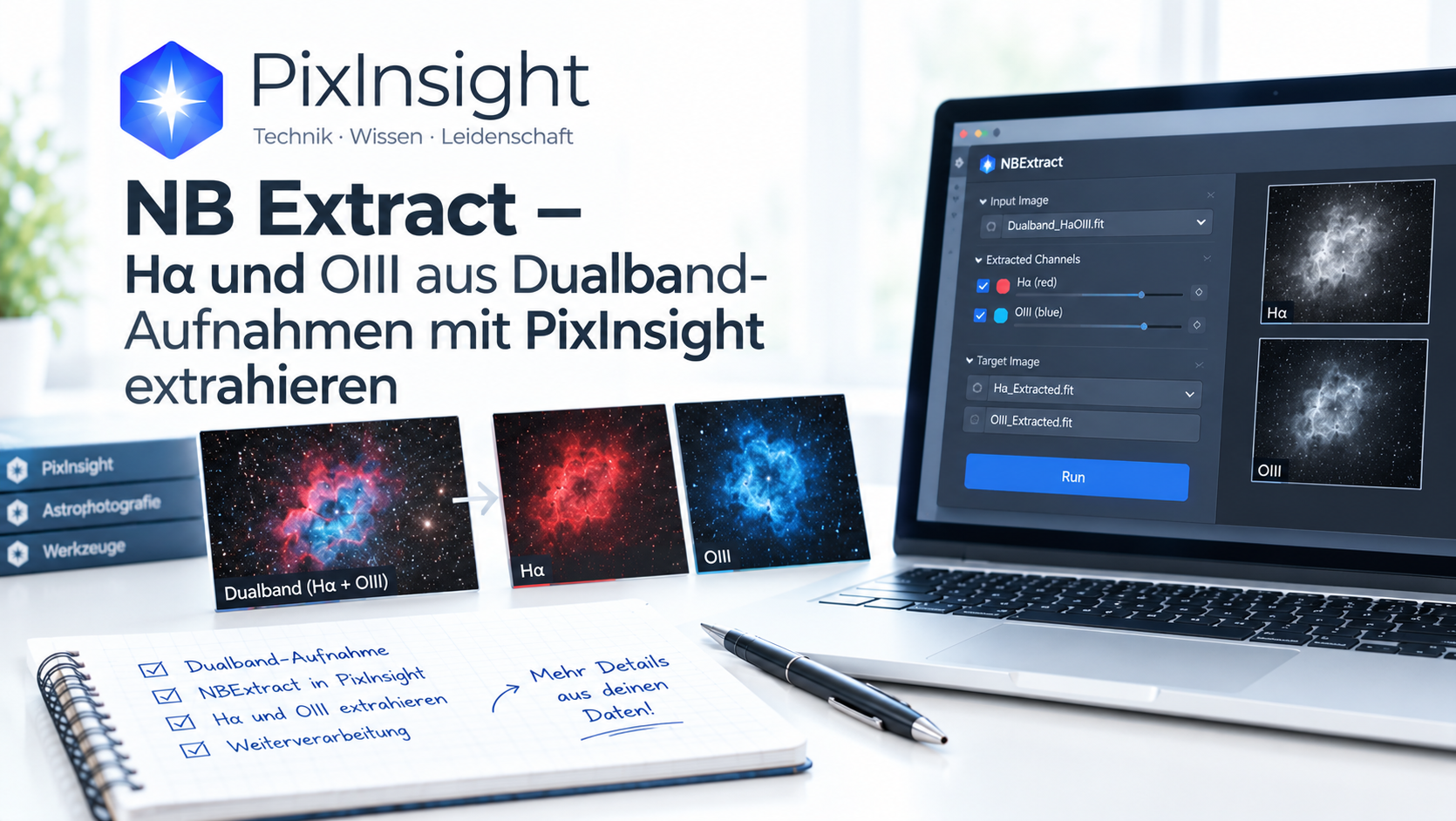 NBExtract_ Hα und OIII extrahieren